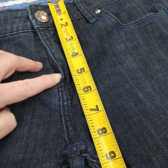 Vintage Y2K Low Rise Pepe Jeans London Straight Womens 31 Dark Denim Blue Stitch - Picture 10 of 16